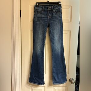 American Eagle Outfitters Dark Blue Flare Jeans